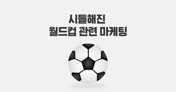 월드컵에 기업들이 시큰둥한 이유는? ⚽