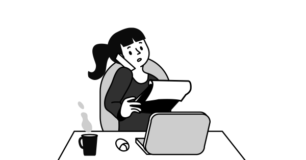 영업 전화를 받았습니다.